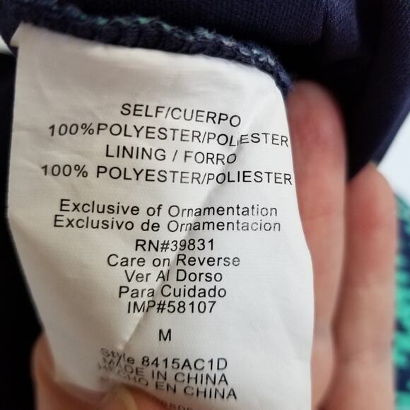 MY MICHELLE Mini dress Juniors Chevron Stripe Dress Medium - Picture 3 of 5